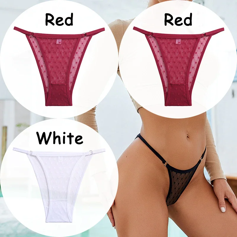 Billionm Panties Lace G-string Thong Women's Underwear Mesh Transparent Lingerie Low-Waist Female Briefs Soft Women's Underpants