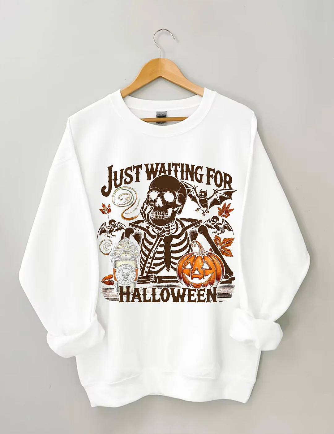 Just Waiting For Halloween Sweatshirt
