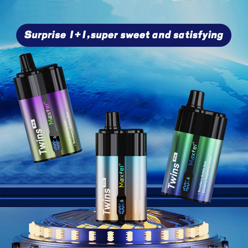 Maxfel Twins Pro 18000 Puffs Disposable Vape Wholesale Maxfel OPVape