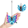 LED Solar-Powered Hanging Animal Lights Waterproof Outdoor Solar Hanging Lantern Auto On/Off Creative Small Sculpture Lights for Garden Backyard Balcony Porch Decor