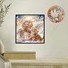 Angel Girl Cat - Crystal Rhinestone Diamond Painting