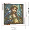 Cute Girl-Full Round Diamond Painting(40x40cm)