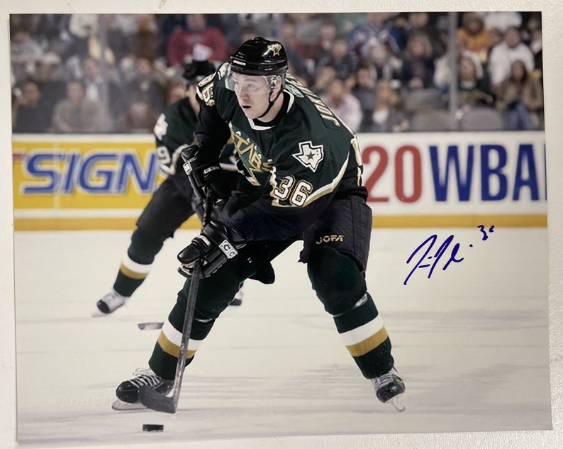 Jussi Jokinen Signed Autographed Glossy 8x10 Photo Poster painting Dallas Stars - COA Matching Holograms