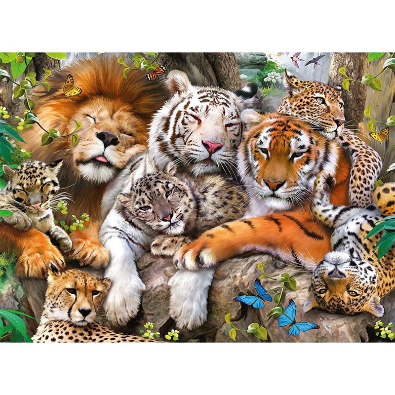 Ericpuzzle™ Ericpuzzle™Feline Family Wooden Puzzle