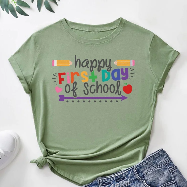 First Day of School  T-Shirt Tee-06601