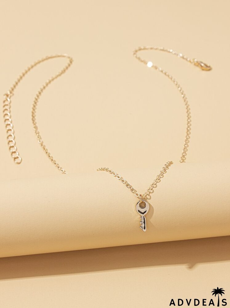 Key Charm Necklace