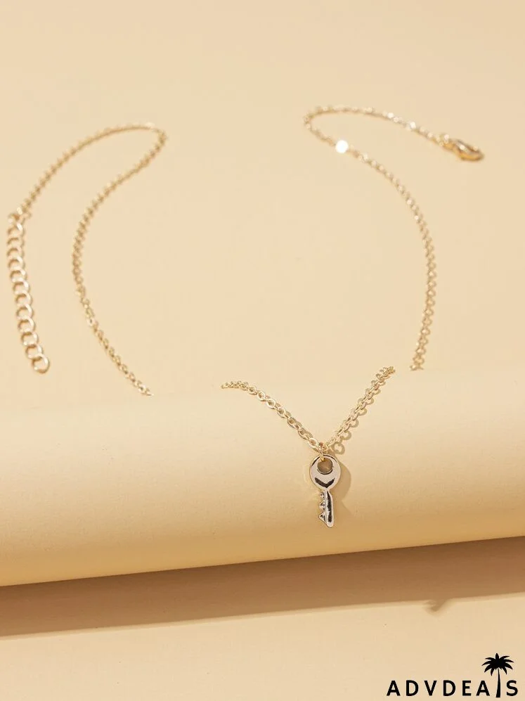 Key Charm Necklace