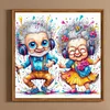Diamond Painting-DIY Full Round Drill Old Couple