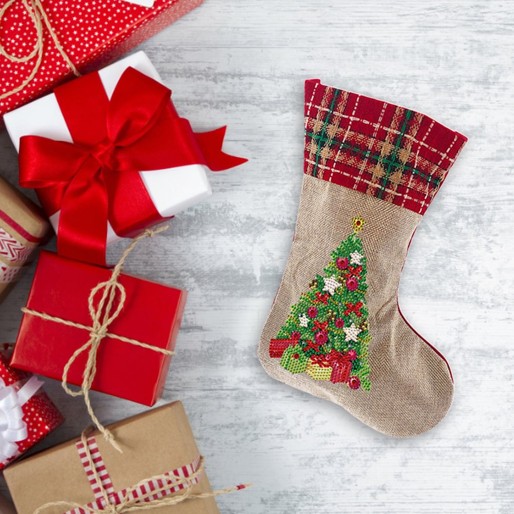 Diamond Painting DIY Christmas Stocking