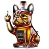 Prank Duck Glass Wine Bottle Middle Finger Whisky Dog Bottle Decanter for Bar