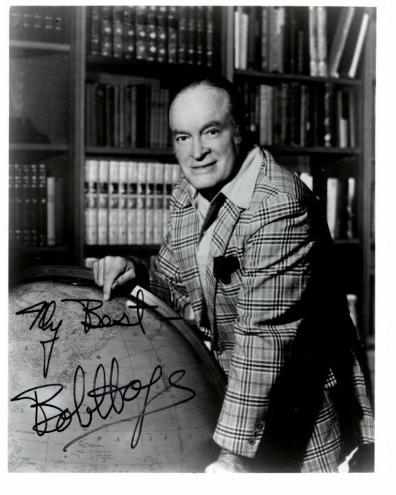 Bob hope signed autographed 8x10 original press Photo Poster painting