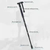 Self-Defense Trekking Pole Multi-Function Telescopic Walking Stick Safety Double Lock Trekking Pole Car Window Breaker Hiking Travel