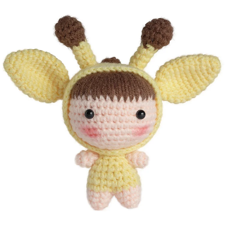 YarnSet - Lovely Berry Crochet Kit - Giraffe - 2 Colors
