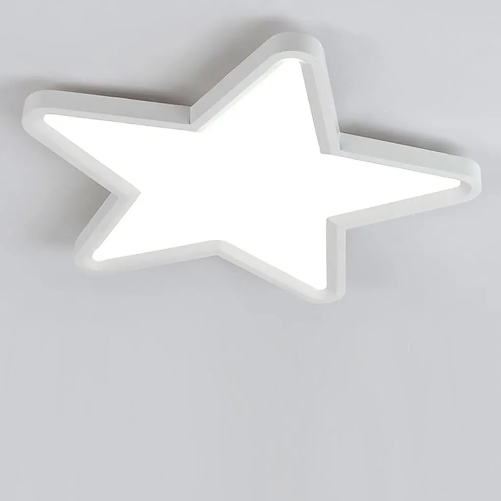 Modern Nordic Star Flush Mount LED Lights Dimmable Ceiling Lights with Remote