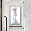 Rhinestone 5D Special Shaped Kit Dress Lady Diamond Painting DIY (YX209)