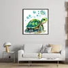 Turtle - 18CT Stamped Cross Stitch 20*20cm/7.87*7.87in