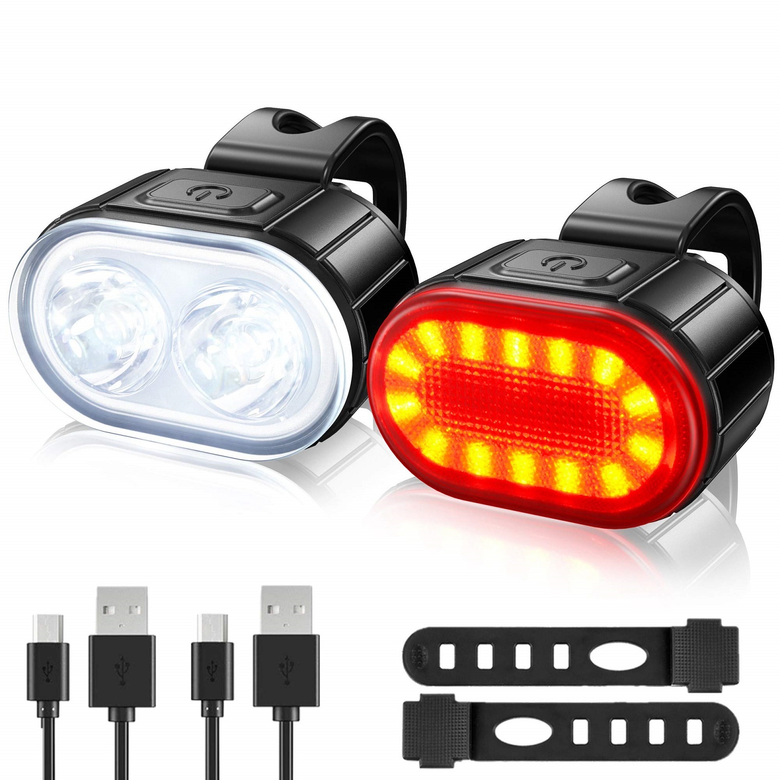 

Bicycle light bicycle headlight and tail light set, 501 Original