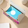 (24cm)Diamond Art Tissue Box DIY PU Napkin Cover for Home Decoration(Bird)