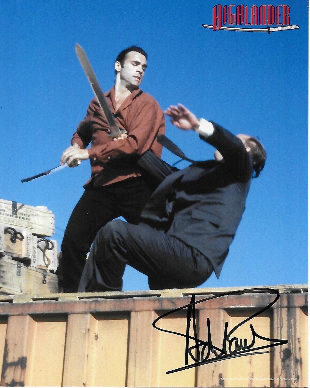 Adrian Paul Original In Person Autographed 8X10 Photo Poster painting - Highlander #2