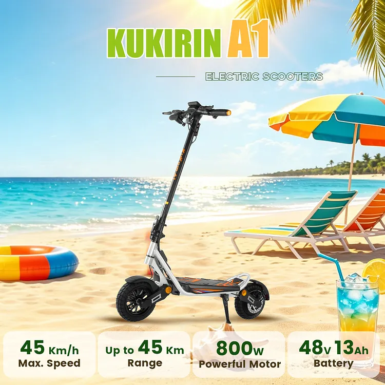 KUKIRIN A1 Electric Scooter | 800W Powerful Motor | 45KM/H Max Speed