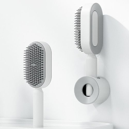 Quick Self Cleaning Hair Comb, Women's Hair Brush with Air Cushion, for Scalp Massage
