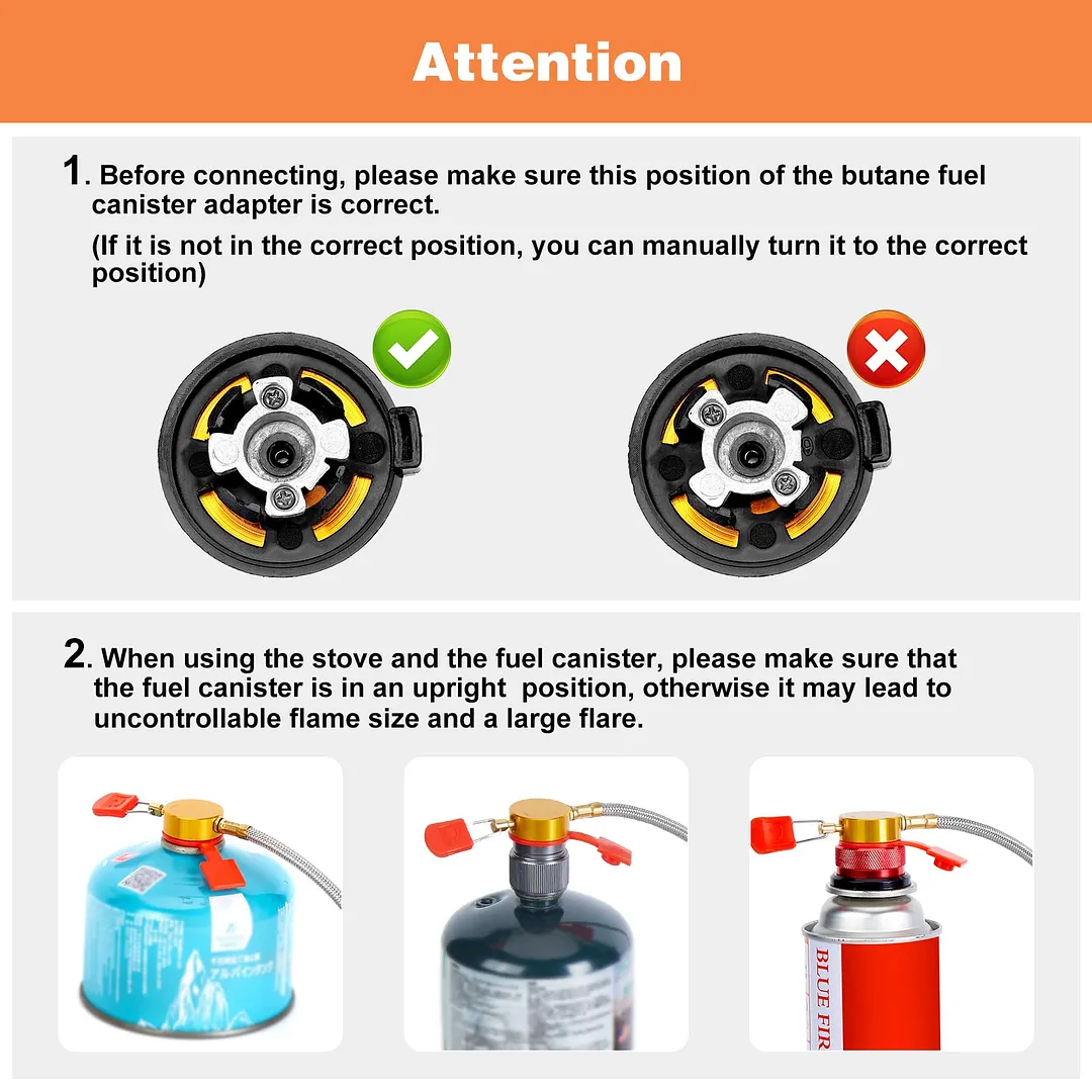 🔥LAST DAY 49% OFF🌟9900W/7200W Windproof Camping Stove. Camping Gas Stove with Piezo Ignition