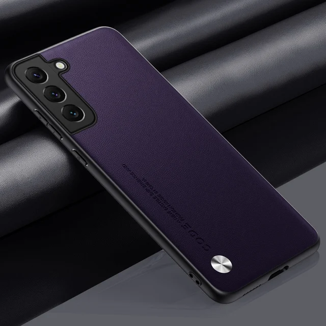 Luxury Leather Silicone Protection Case