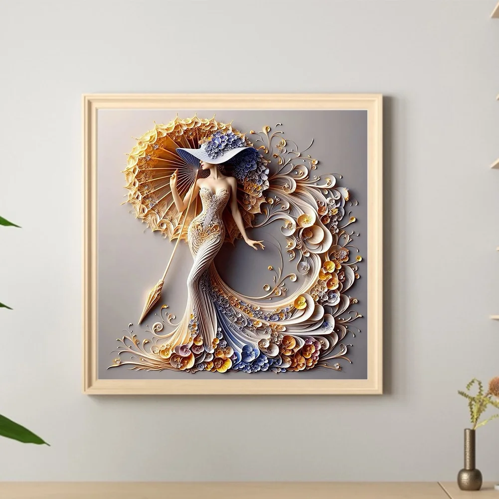 Diamond Painting - Full Round Drill - Beauty(Canvas|40*40cm)