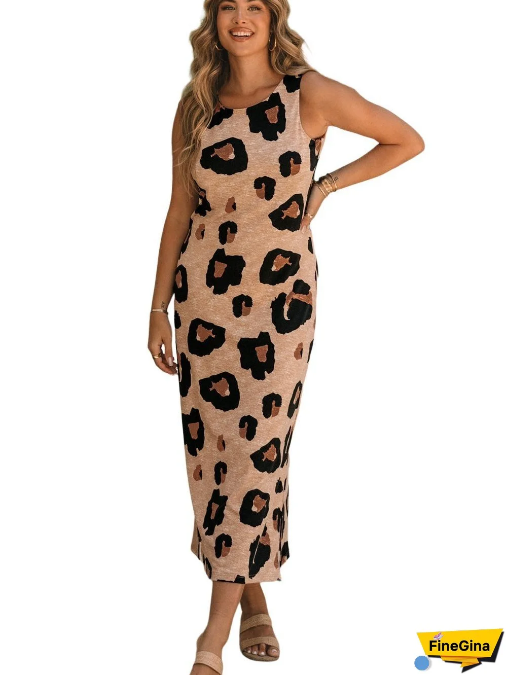 Size Curve Dresses Plus Size Loose Elegant Floral Pattern Stitching Midi Dress