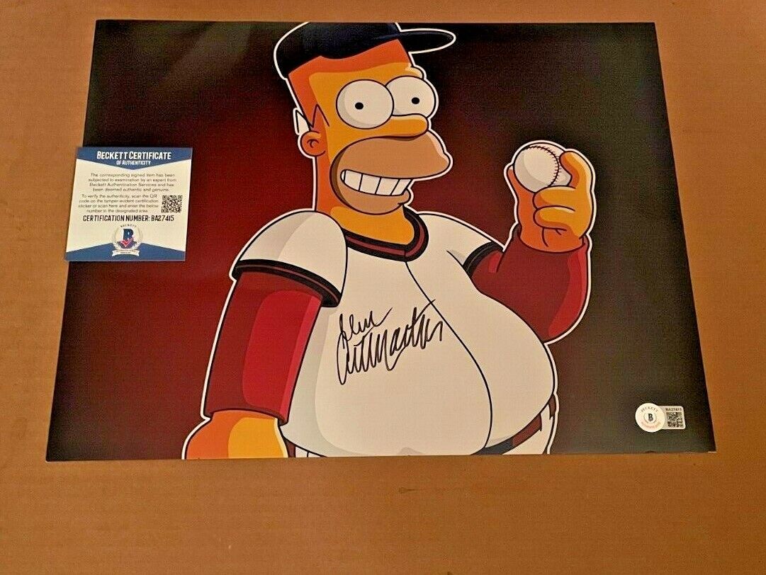 DAN CASTELLANETA SIGNED HOMER SIMPSON 11X14 Photo Poster painting BECKETT CERTIFIED BAS #2