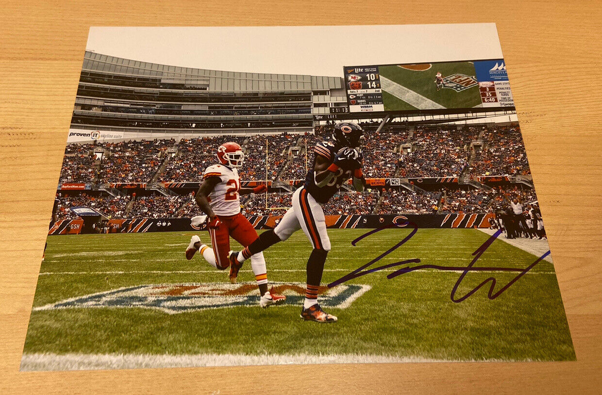 Javon Wims Chicago Bears Autographed Signed 8X10 Photo Poster painting W/COA