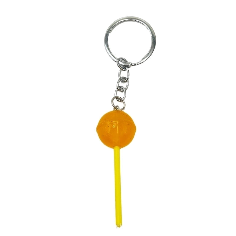 Minimalist Lollipop Resin Unisex Bag Pendant Keychain