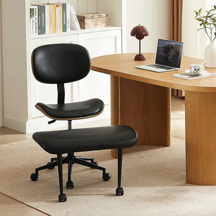 Ubuy Okeysen Office Desk Chair Adjustable Height Retro Desk Chair