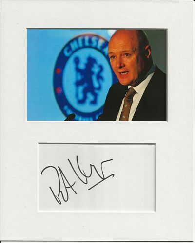 Peter Kenyon chelsea signed genuine authentic autograph signature and Photo Poster painting COA