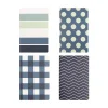 24PCS Navy Blue Geometric Design A5 / B5 Portable Writing Paper Notebooks Diary Meeting Stationery Gift
