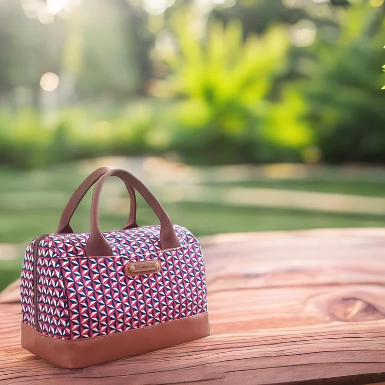 DIY Mini Boston Bag Sewing Template - Include Instructions