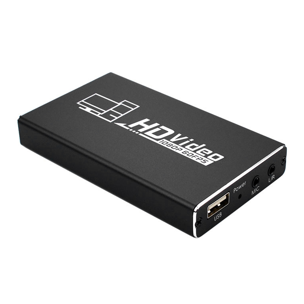 

HDMI to USB 2.0 Video Capture Card MIC Input 1080P Live Video Recording Box, 501 Original