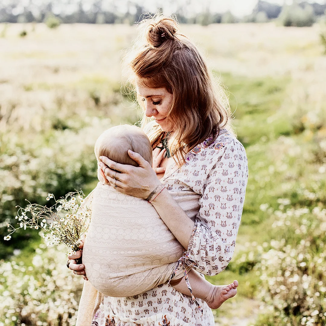Egmao Baby Wrap Classic Special - Pink Circles