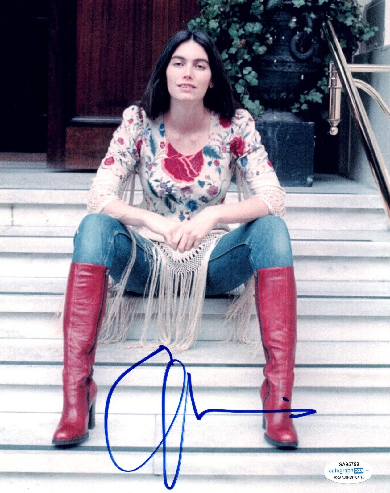 Emmylou Harris Signed Autographed 8x10 Photo Poster painting Country Music Singer ACOA COA