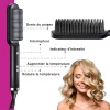 Brosse Lissante Chauffante pour Cheveux