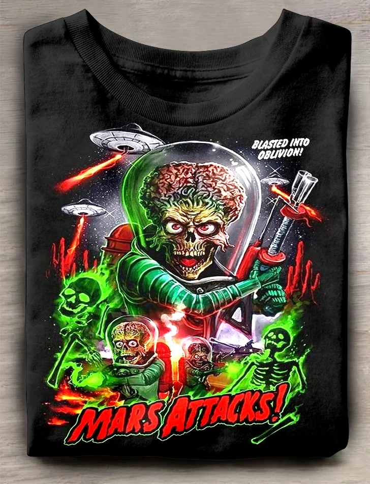 Teecade Teecade Mars Attacjs T-shirt