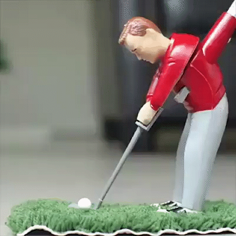  Mini Golfing Man Indoor Golf Kit, Indoor Mini Golfing