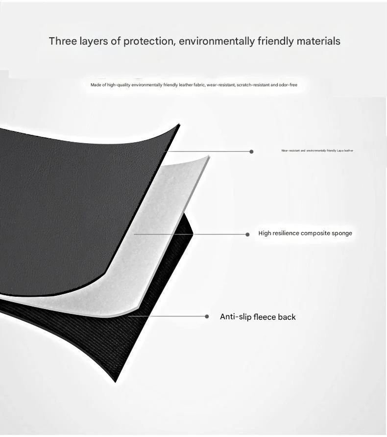 Car modified seat rear atmosphere light anti-kick pad