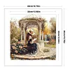 Victorian Girl-14CT Stamped Cross Stitch 50*50cm/19.69*19.69in