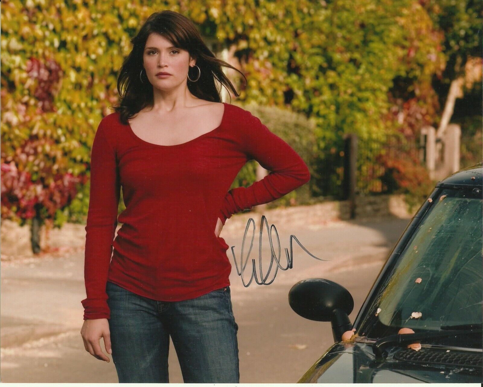 GEMMA ARTERTON SIGNED TAMARA DREWE Photo Poster painting UACC REG 242