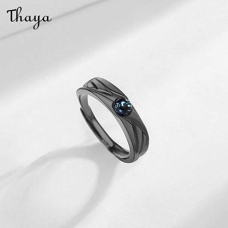 Thaya 925 Silver Angel Devil Seriers Couple Rings
