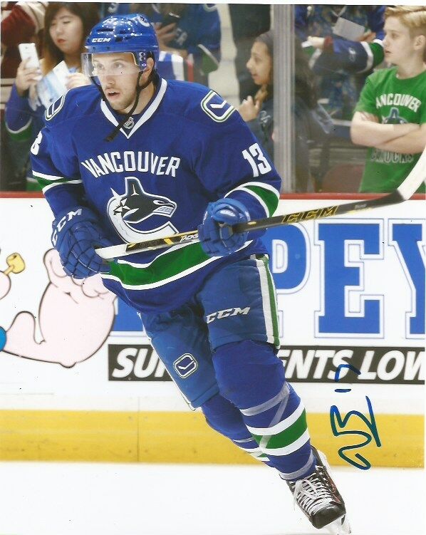 Vancouver Canucks Nick Bonino Autographed Signed 8x10 Photo Poster painting COA B