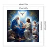Jesus-11CT Stamped Cross Stitch 45*45cm/17.72*17.72in