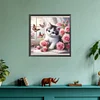 Diamond Painting-DIY Full Round Drill Cat