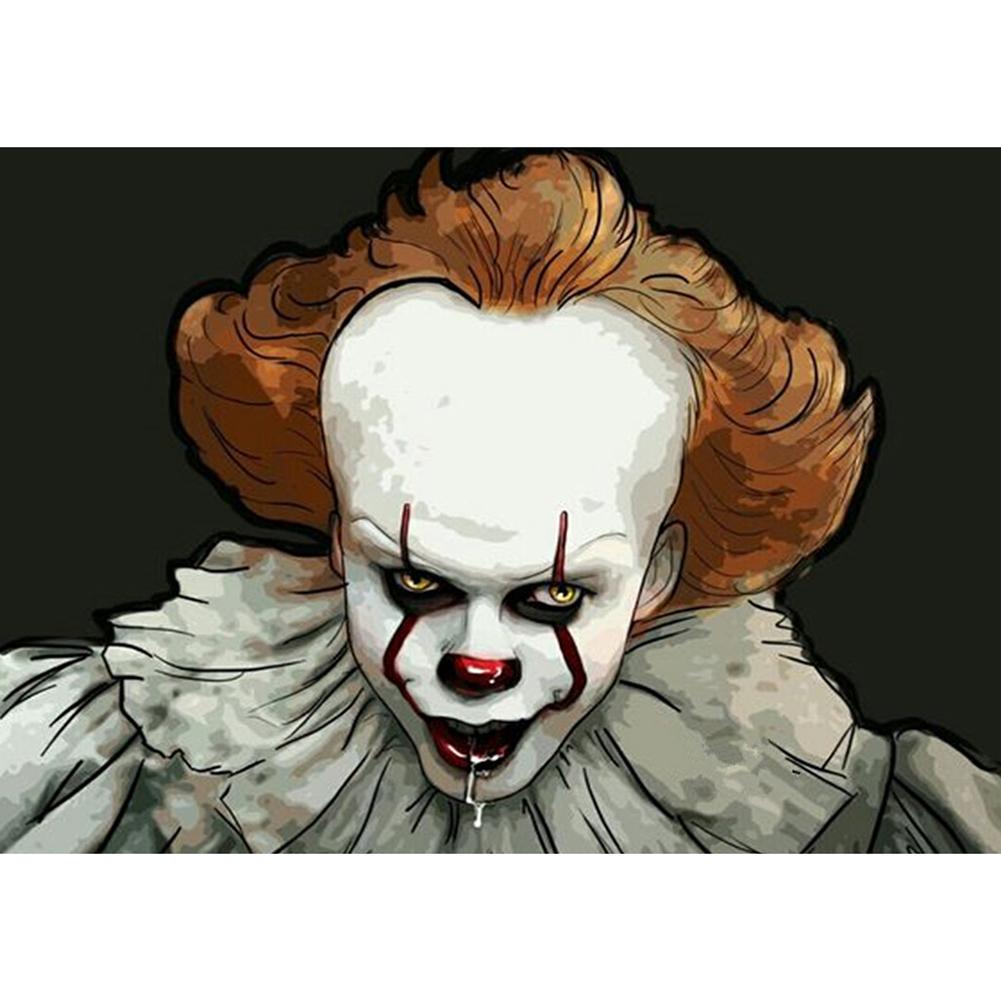 

30*40CM - Clown - Round Drill Diamond Painting, 501 Original